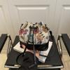 Stylish and Simple, Niche Contrasting Colors, Printed Strap Shoulder Bag, Women's 2025 Spring New Versatile and Fresh Messenger Bag
