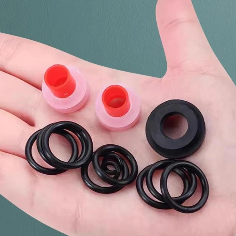 Rubber Faucet Gasket O-Ring Kit Valve Threaded Pipe Hose Silicone Washers Seal O Ring for Plumbing Plug Repair Assortment Set