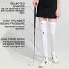 Ice Silk UV Protection Knee High Socks Breathable Anti Slip Golf Sports Stockings Elastic Cooling Effect Slimming Fit