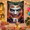 Polyester Wall Tapestry with Joker DC Design, Decorative Hanging for Bedroom Living Room Dorm