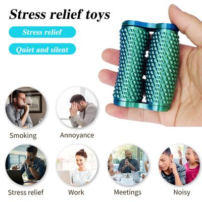 3D Printed Spiky Roller Fidget Toy Anxiety Stress Relief Kids Teens