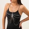Casual Holiday Style Women's Sexy Chest Chain Bikini Necklace Geometric Chain Tassel Body Chain