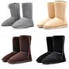 Stilvolle und bequeme Damen Winter Warm Wildleder Knöchel Schneestiefel für Freizeit