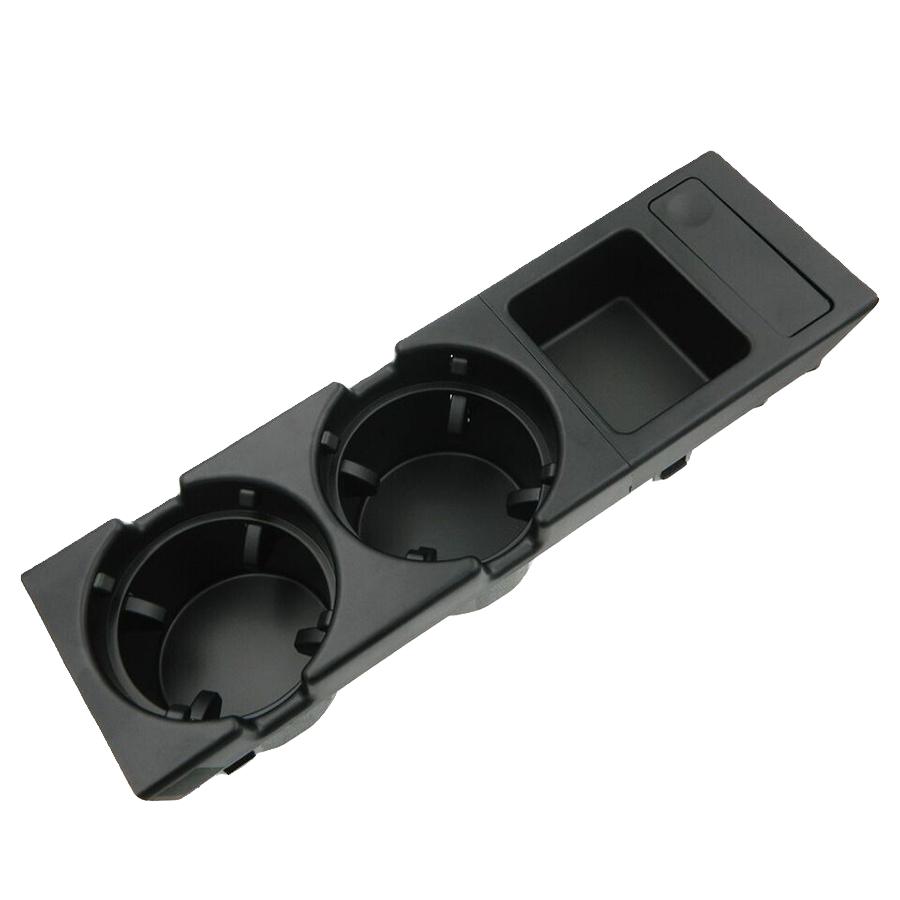 BEE Plastic Rear Console Cup Holder Black for BMW E46 318 320 325 330 1998-2006 OE 51168217953 51168217955 51168248504 1 Year