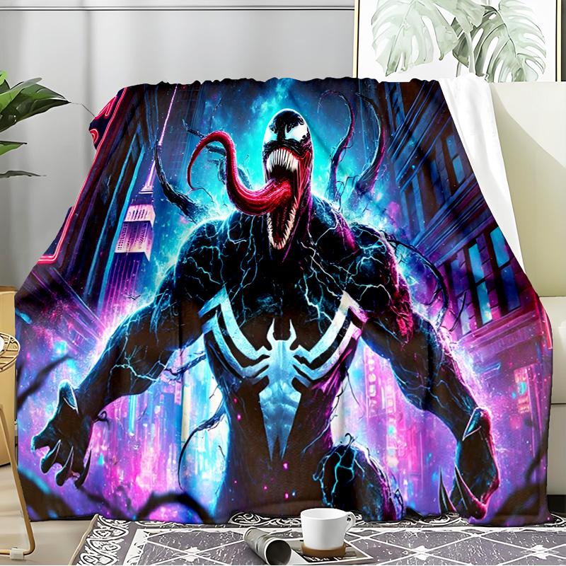 Venom Blanket Flannel Throw for Sofa, Travel, Camping, Livingroom, Office, Chair and Bed Soft and Warm Holiday Birthday gifts