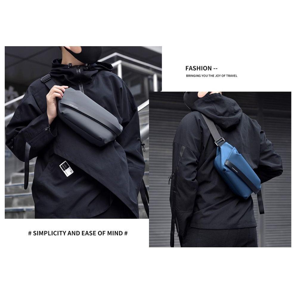 Larger Capacity Chest Bag Casual Style Waist Pack Bag Shoulder Messenger Bag Business