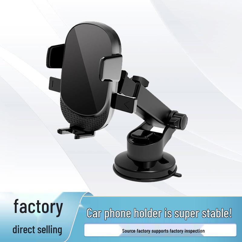 Universal High-End Car Phone Holder with New Suction Cup for Navigation Support