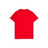 Li Ning Sports Fashion Series Daily Progress Cartoon Round Neck Short Sleeve T-Shirt Women Tops Cinnabar-Red AHSR002-1