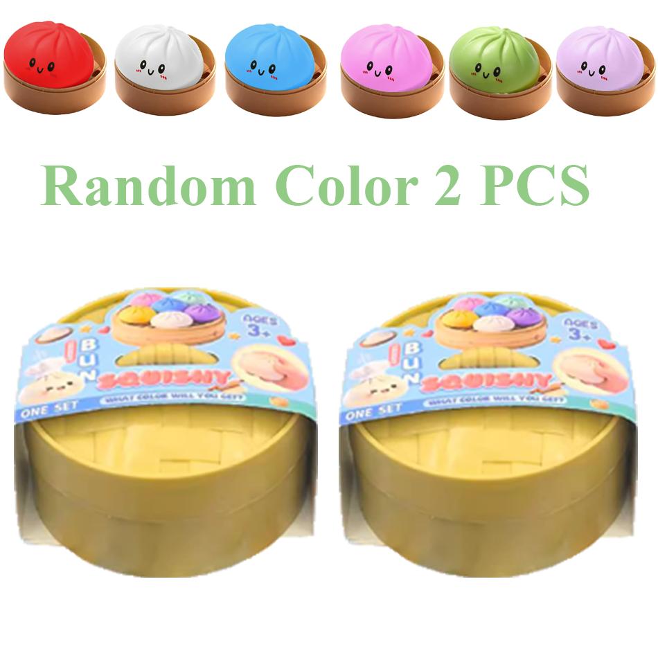 Knödel Squishy Stressbälle Spielzeug Angstlinderung Teigbrötchen Knetball Sensorisches Spielzeug für Kinder Erwachsene juguetes