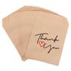 25/50pcs 13x18cm Kraft Paper Candy Cookie Bags Wedding Favors Thank You Gift Packing Bag For Guest Birthday Party Decor Supplies