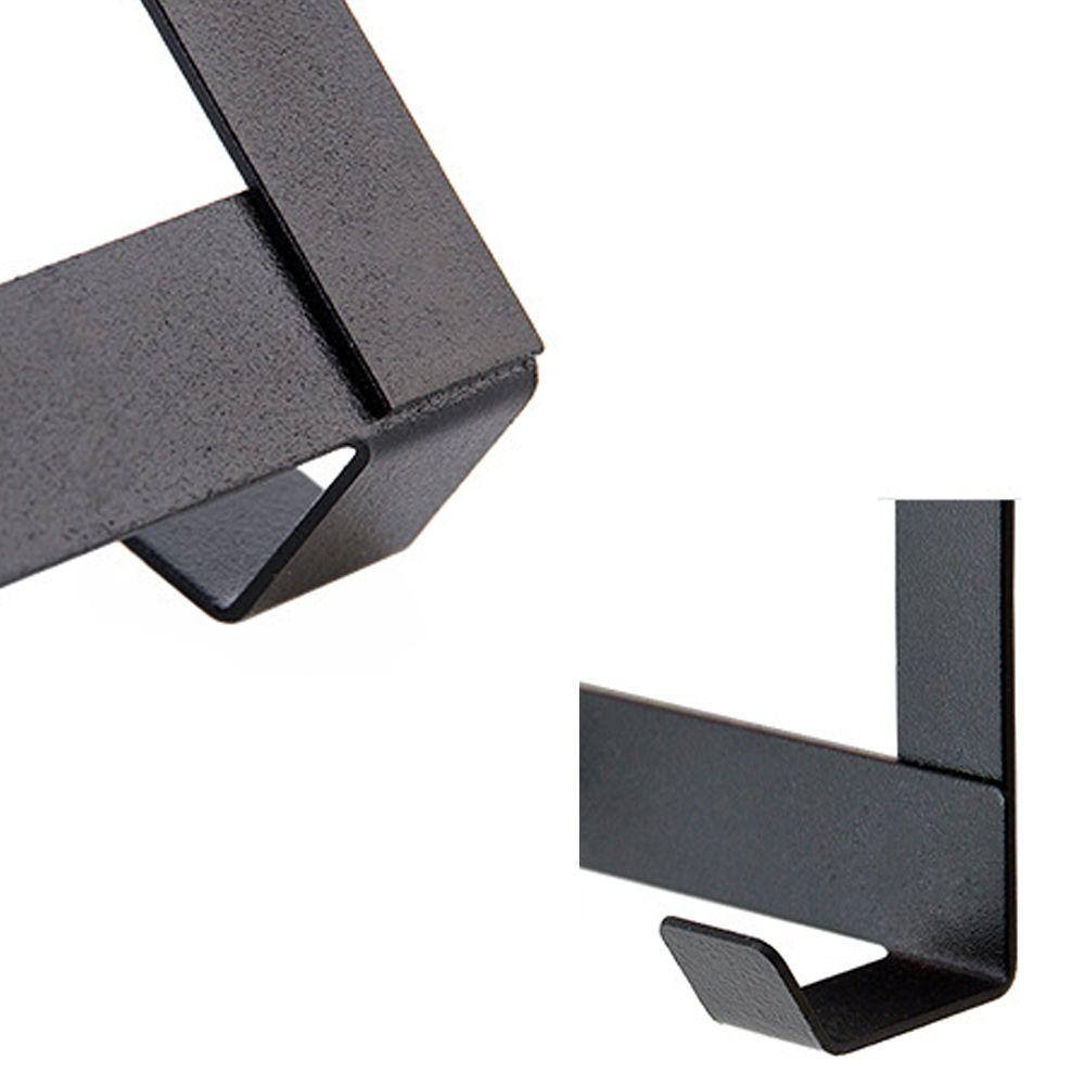 Household Metal Organizer Hanging Shelf Hanger Storage Rack Over-The-Door Hook