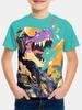 2025 Kids Clothes Dinosaur Graphic T Shirt for Children 3d Printed Tee Shirts Funny Children's Clothing T-Shirt Cool Design Tops