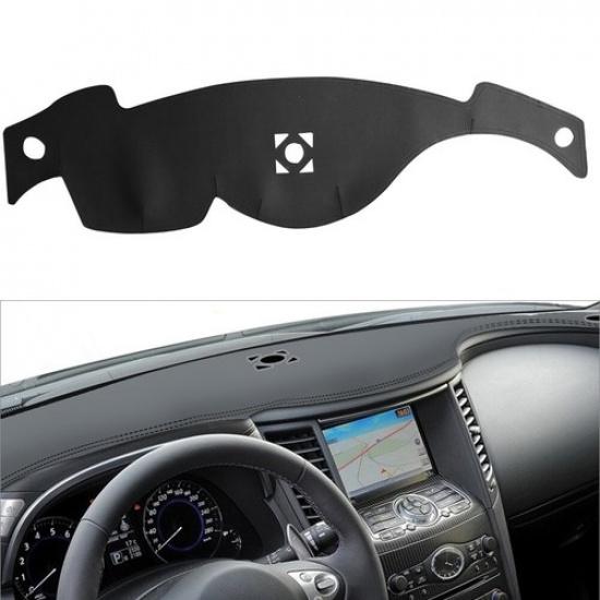 For Infiniti FX35 FX45 FX50 09-13 Leather Car Dashboard Cover Non-Slip Dash Mat