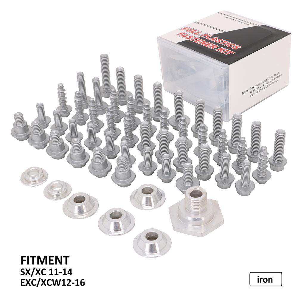Motorcycles Fairing Fender Screw Bolt Kit Set For KTM SX XC XCW SXF EXC EXCF 125 150 200 250 300 350 450 500 530 2003-