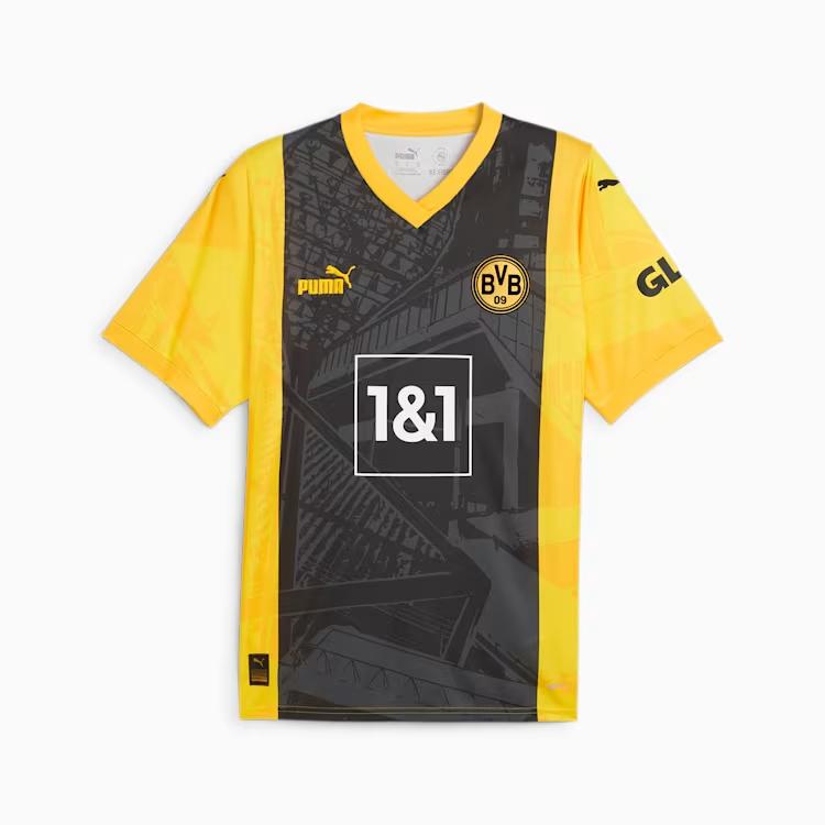 

Puma Bvb Series Ss24 Dortmund Special Edition Pullover Short Sleeve Football Shirt Men Tops Black Yellow 777069-01 M
