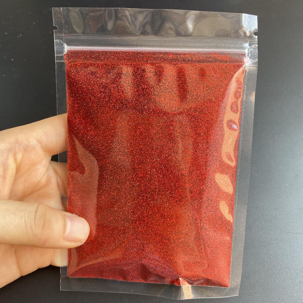 Bulk Solvent Resistant High Sparkling Holographic Glitter  Polyester Ultra Fine Glitter for Resin Crafts