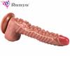 Dildo realistico con ventosa sollevata a punta estrema stimola il dildo anale grande pene finto giocattoli sessuali per le donne