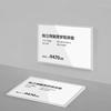 10PCS/Set Self Adhesive Label Sign Shelf Transparent Label Display Stand  Office Use
