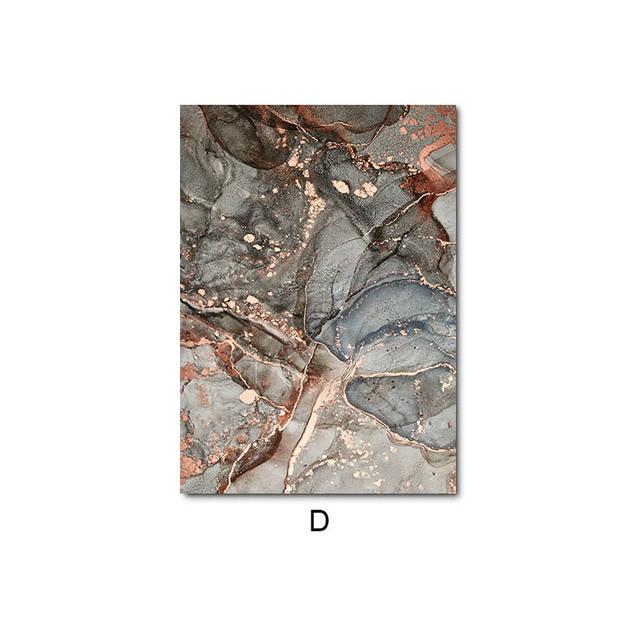 Marble Texture Pattern Canvas Poster Print Luxury Abstract Art Painting Simplicity Home Decor Contemporary Wall Picture Moder