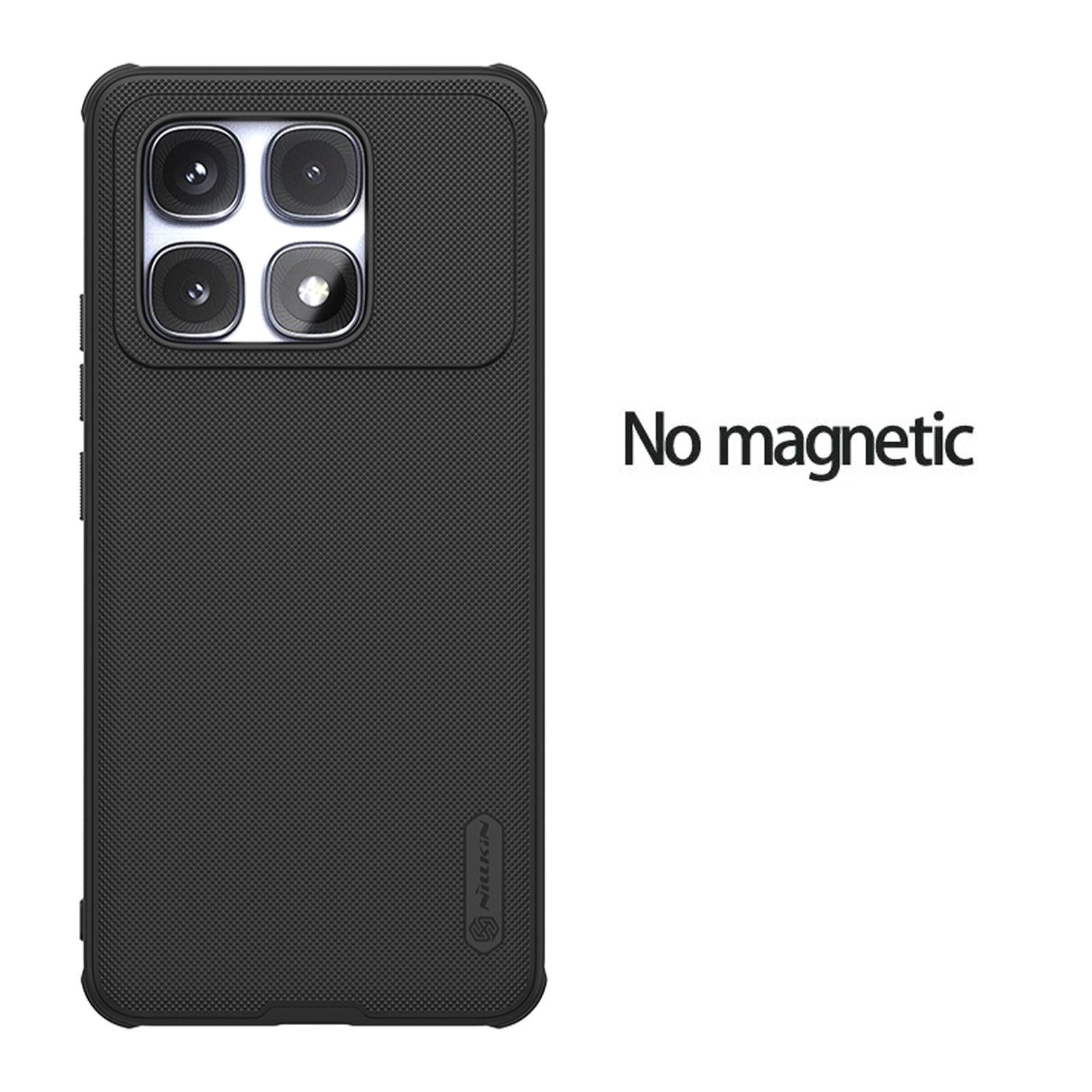 

Для Xiaomi Redmi K70 Ultra чехол для телефона Nillkin Super Frosted Shield Pro Magnetic Hard PC+TPU Shell противоударный задний чехол No Magnetic Black