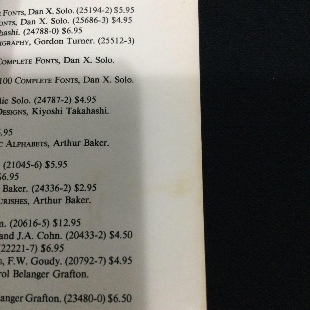 [USED] Typography, advertising, posters, illustrations, foreign books, design, alphabet, English