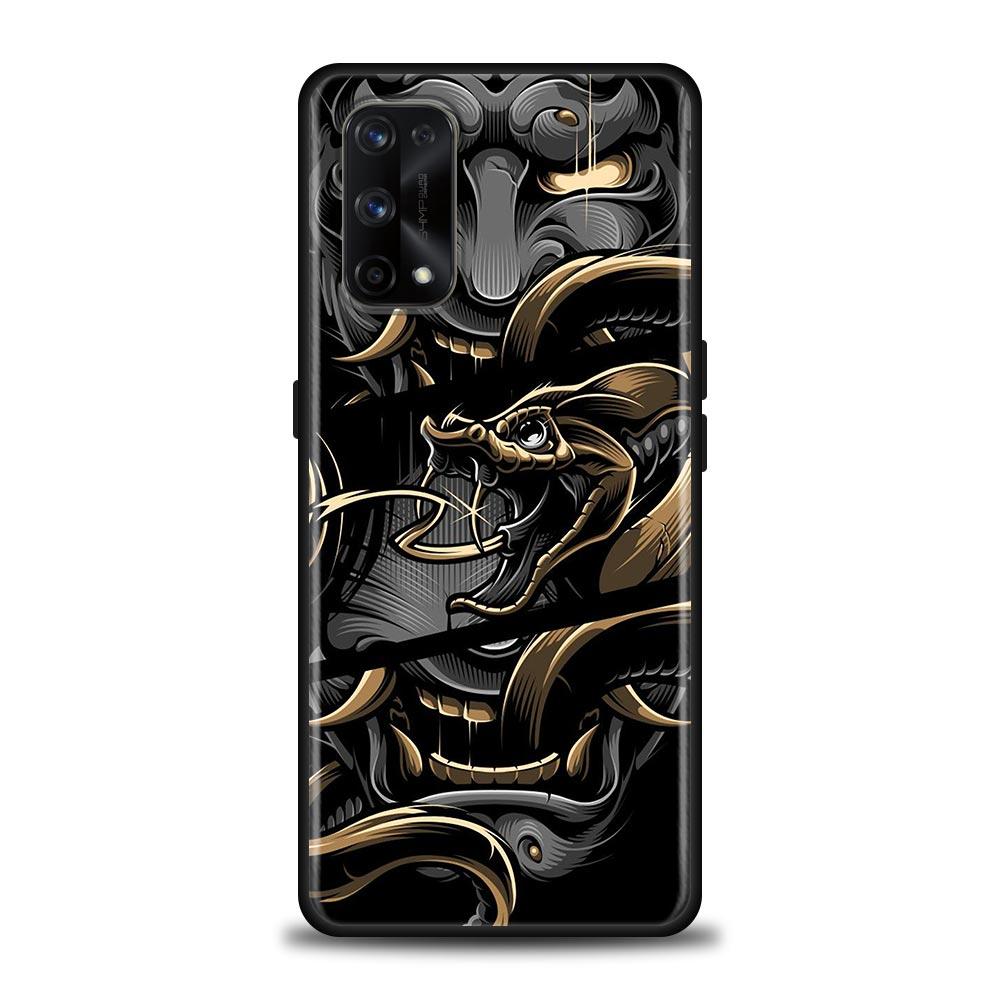 

Чехол для телефона «Самурай» в японском стиле для Oppo Realme 8i 8 9 7 6 5 Pro 9i 7i 5i 6i XT 5G, мягкий чехол Realme 8Pro 8i Realme XT