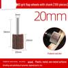 100pcs 3x20mm 80 Grit Flap Sanding Wheels with 3mm Shank