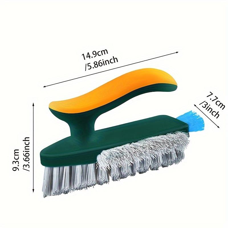 2 In 1 Slit and Floor Brush - Durable Plastic, Portable Design for Bathroom, Kitchen and Living Room Cleaning