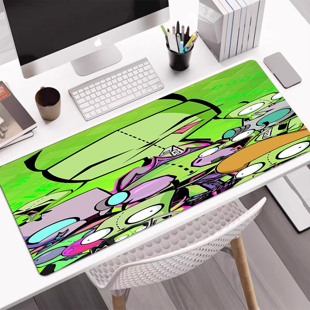 Invader Zim Theme Mouse Pad, Non Slip Rubber Base, Multifunctional Office & Home Decor, Perfect for Workspace Personalization.