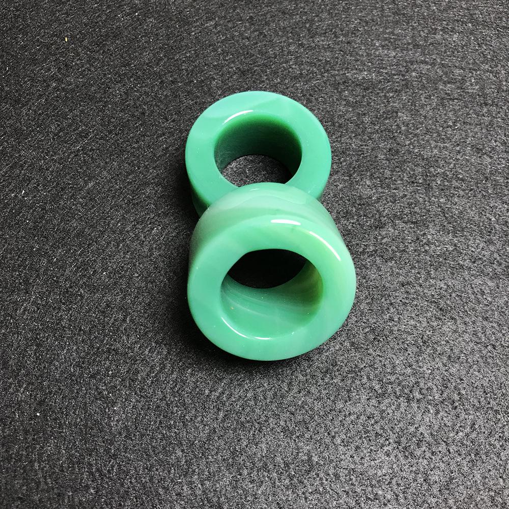 Men's and Women's Large Agate Chalcedony Thumb Rings - Promotional Jade Style