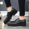 Fashionable Thick Soled Height Increasing Men's Brogue Shoes Versatile High-end Business Dress Shoes for Men's Workwear Shoes