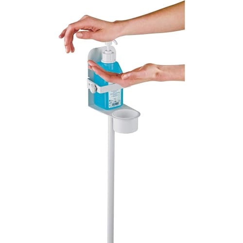 K&M Disinfectant Stand [80310] Color: Pure White, 100cm