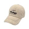 Korean Style Women's Embroidered Plush Winter Baseball Cap