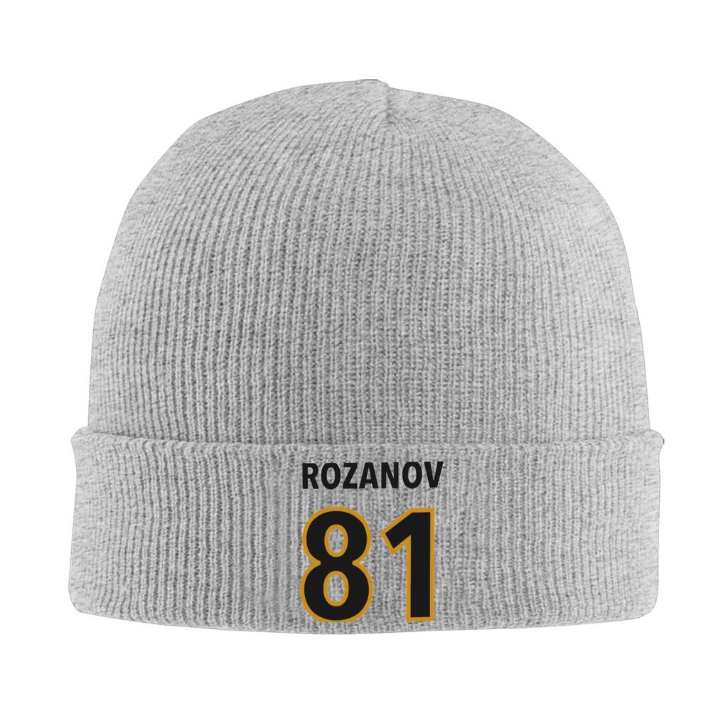 Rosanov 81 Knitted Caps Women's Men's Beanie Autumn Winter Hats Acrylic Heated Rivalry Sports Romance TV Warm Melon Cap