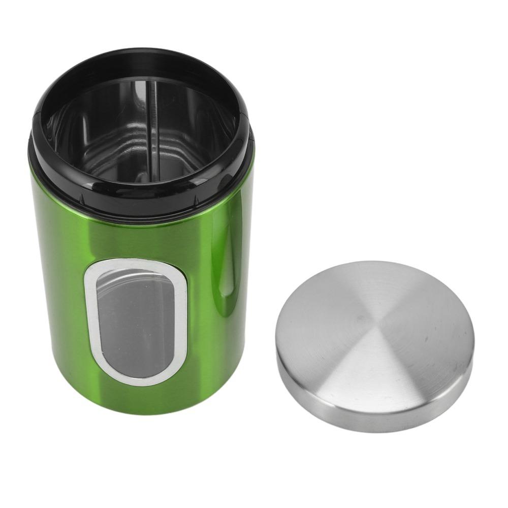 3PCS Set Durable Stainless Steel Containers Metal Storage Containers Home Kitchen