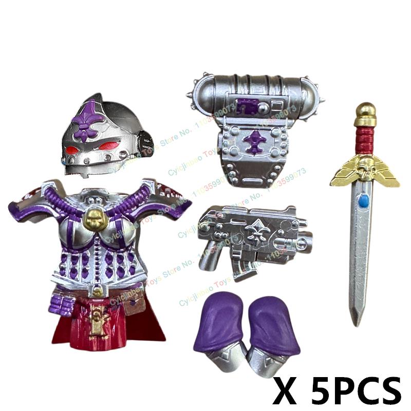 S116 New Black Warrior Girl Building Blocks Mecha Models Action Figures Children's Educational Toys for Kids Assembled Gifts