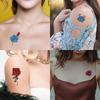 Mains Bras Jambe Fleurs Roses Noires Tatouage Temporaire Femmes Autocollants Tatouage Stickers Art Corporel Tatouage Faux
