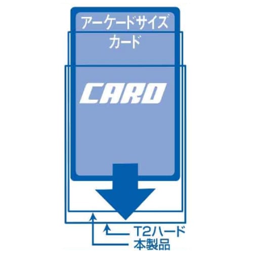 Yanoman Arcade T2 Just Card Protectors, 50 cards x 8 sets for arcade game cards (54 x 86 mm) [JAN: 4979817950586]