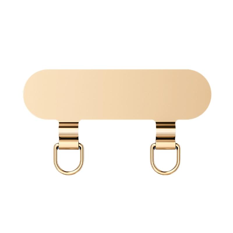 Antilost Phone Grip Pad Clip With Double Chain, Easy Carry Suitable for Mobiles and Key, Secure Attachment, Outdoor Use