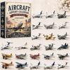 Christmas Advent Calendar Blind Box, 24 Airplane Models, 3D Design -New 9-28