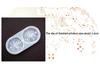 Falling Stone Silicone Mold with Holes Galaxy Silicone Mold Resin Space Jewelry DIY Soft Mold UV Resin Jewelry Molds