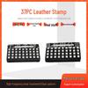 37PC Steel Alphabet & Number Stamp Set for DIY Leathercraft