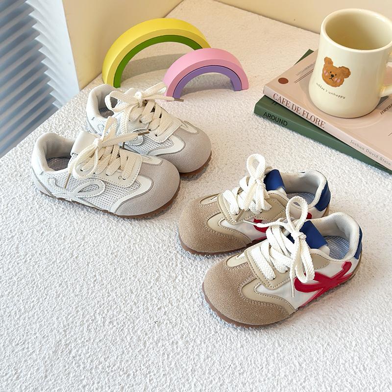 Chaussures Décontractées pour Enfants Bout Rond Antidérapantes Baskets Garçons Filles Semelle Souple 2025 Nouvelles Chaussures Plates pour Enfants Maille Aérée Respirantes Confort