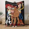 1 pezzo, Coperta Toy Story Jessie Woody Bullseye Arredo Casa, Coperta per Divano, Esterno, Idea Regalo, Flanella, Camera da Letto, Soggiorno, Viaggio, Campeggio, Uso in Auto