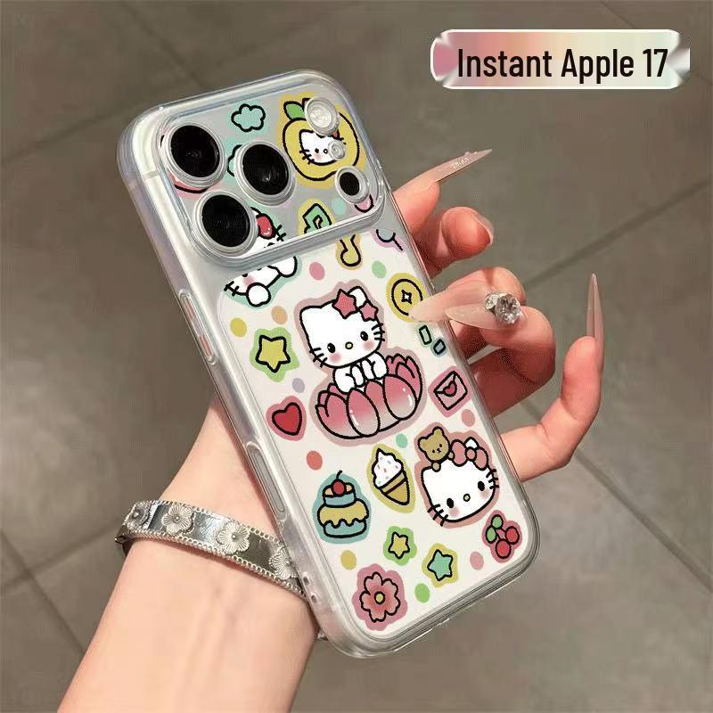 

Good Luck Lotus 17PROMAX Apple Phone Case - Cartoon Cat Design, Full Coverage, for 17 Large Windows Compatibility 11