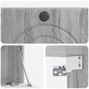 Wall Mounted TV Cabinet Grey Sonoma 59.5 x 31 x 30 cm