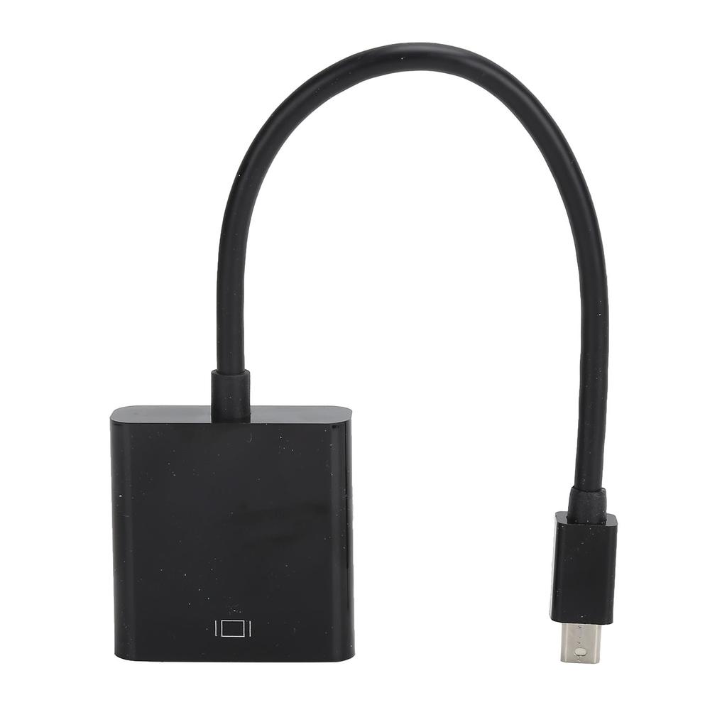 Mini DP Male to VGA Female Adapter Converter Cable ABS for ThinkPad PC Computer Black