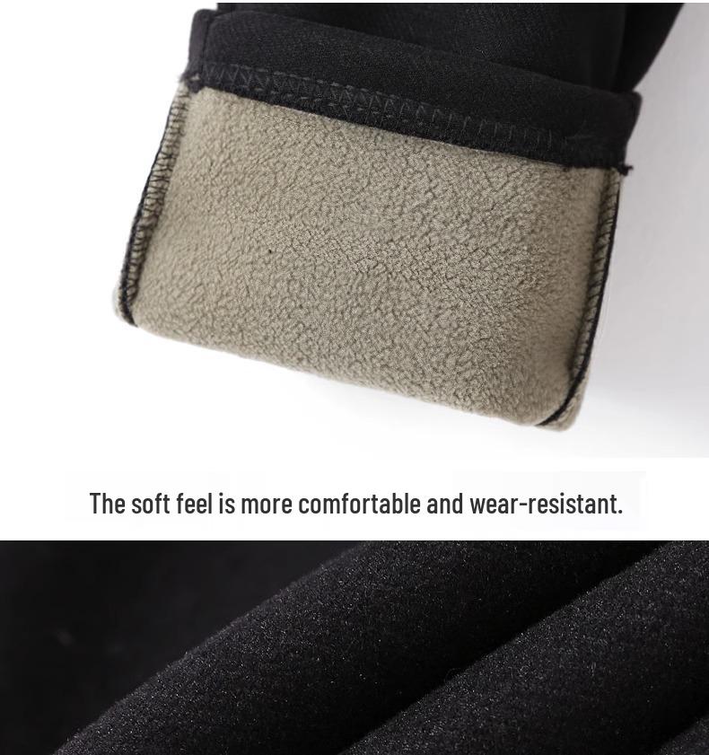 Women's Fleece-Lined Harem Pants for Spring, Autumn, and Winter – Ideal for Middle-Aged and Elderly