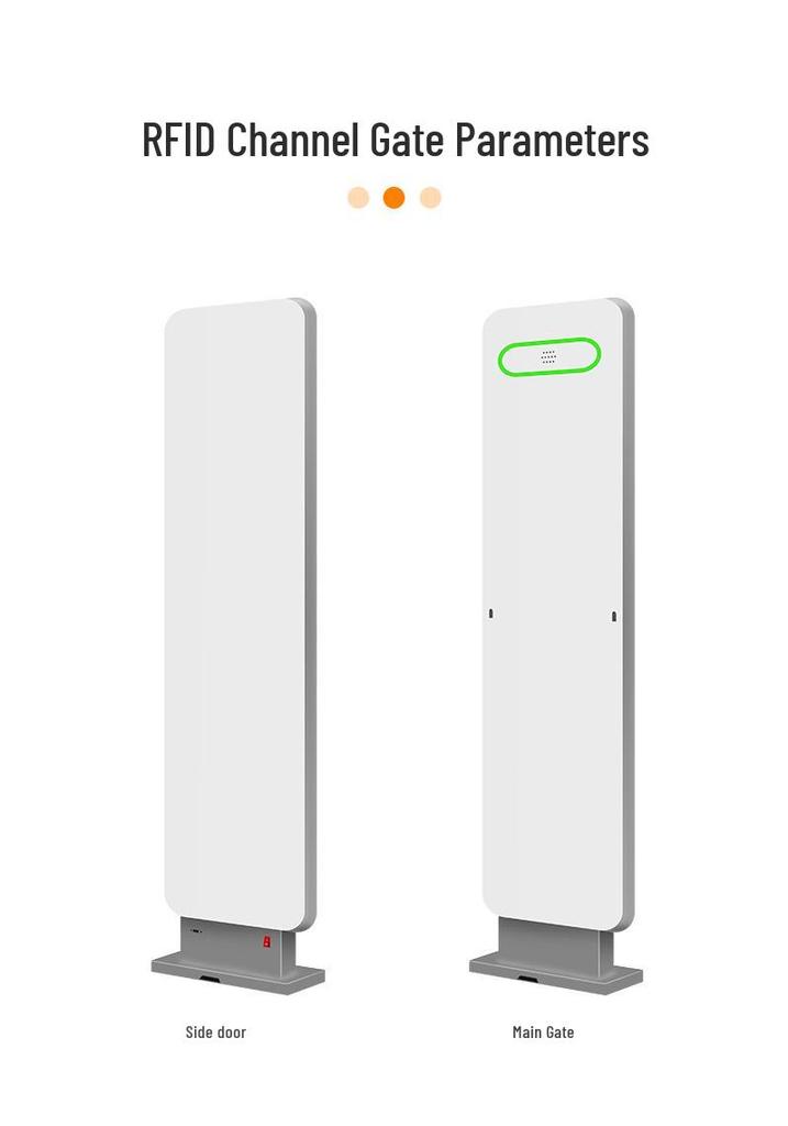 RFID UHF Barrier-Free Gate for Book Management, Meeting Sign-In, Personnel ID, and Anti-Theft Alarm.