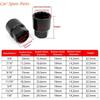 Y4UA 14 Piece Pass Through Socket Set SAE Standard Impacts Ready For Automotive And Machinery Maintenance Mechanical Repairs